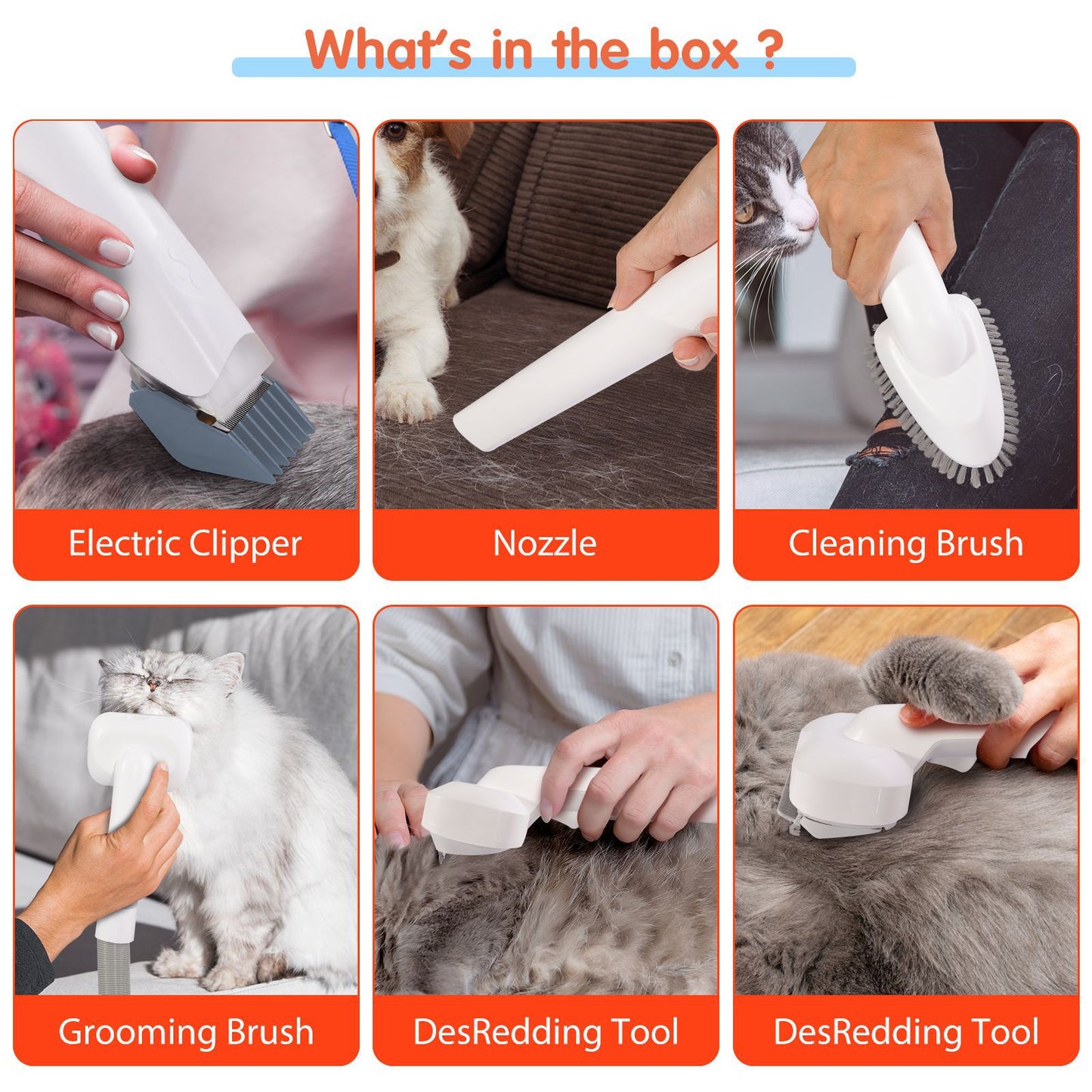 Grooming  Vacuum, Dog Vacuum Brush for Shedding Grooming,Pet Grooming Vacuum,Dog Hair Vacuum Groomer, 2.5L Large Pog Grooming Kit &Mother's day, gift for mom, pet products  tiktok store shop,spring sale